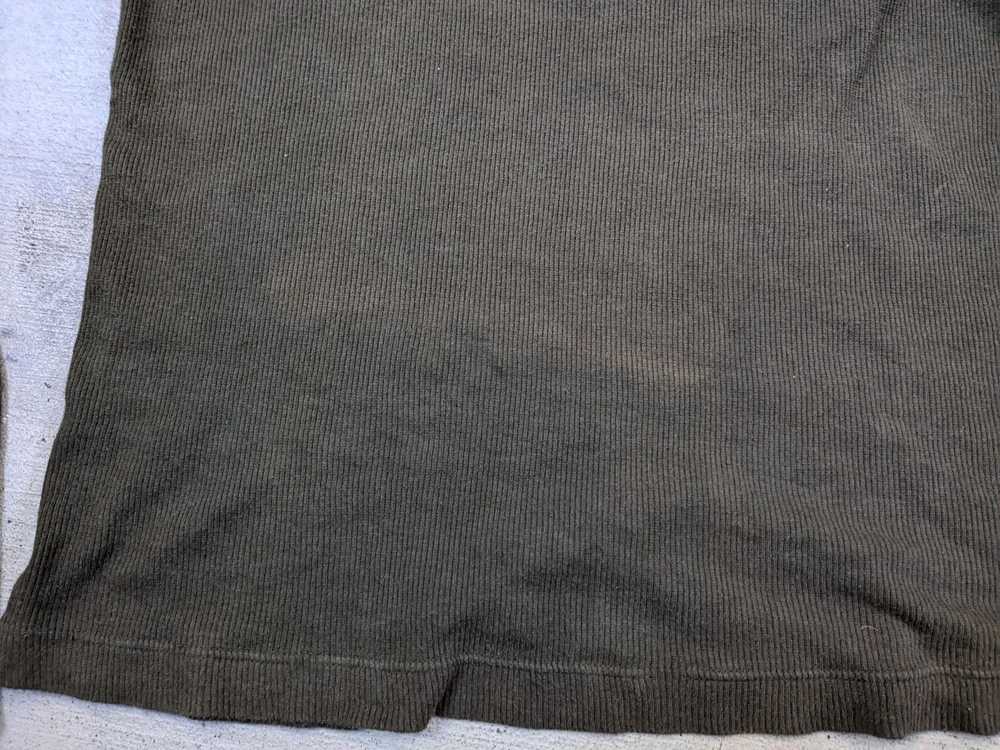 Gucci Gucci Tshirt Olive Green Large Ribbed Long … - image 4