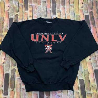 University Of Navada Las shops Vegas Rebels Sweatshirt Medium Vintage 80s UNLV Rebels NCAA Pullover Crewneck Size M