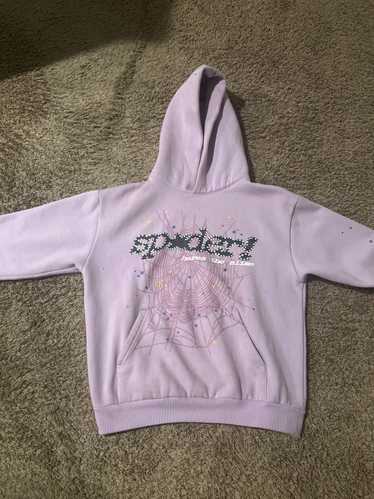 Designer Sp5der Açai Hoodie 'Purple'