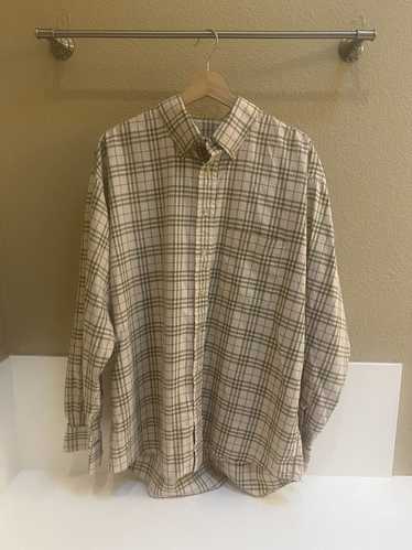 Burberry Buttondown Checkered Pink Shirt