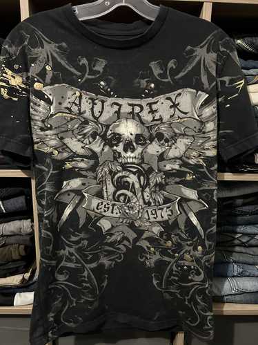 Affliction × Avirex × Jnco Crazy Y2K Avirex AOP Sk