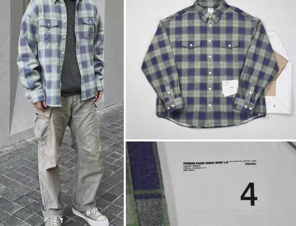 Visvim Visvim 23aw Pioneer Khadi Check Shirt - image 9