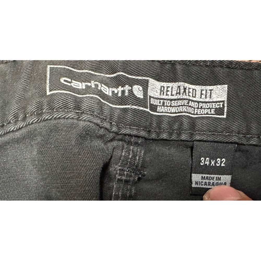 Carhartt Authentic Black Relaxed Fit Twill Utilit… - image 4