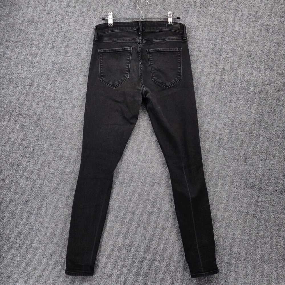 Abercrombie & Fitch Dark Wash Black Denim Mid-Ris… - image 2