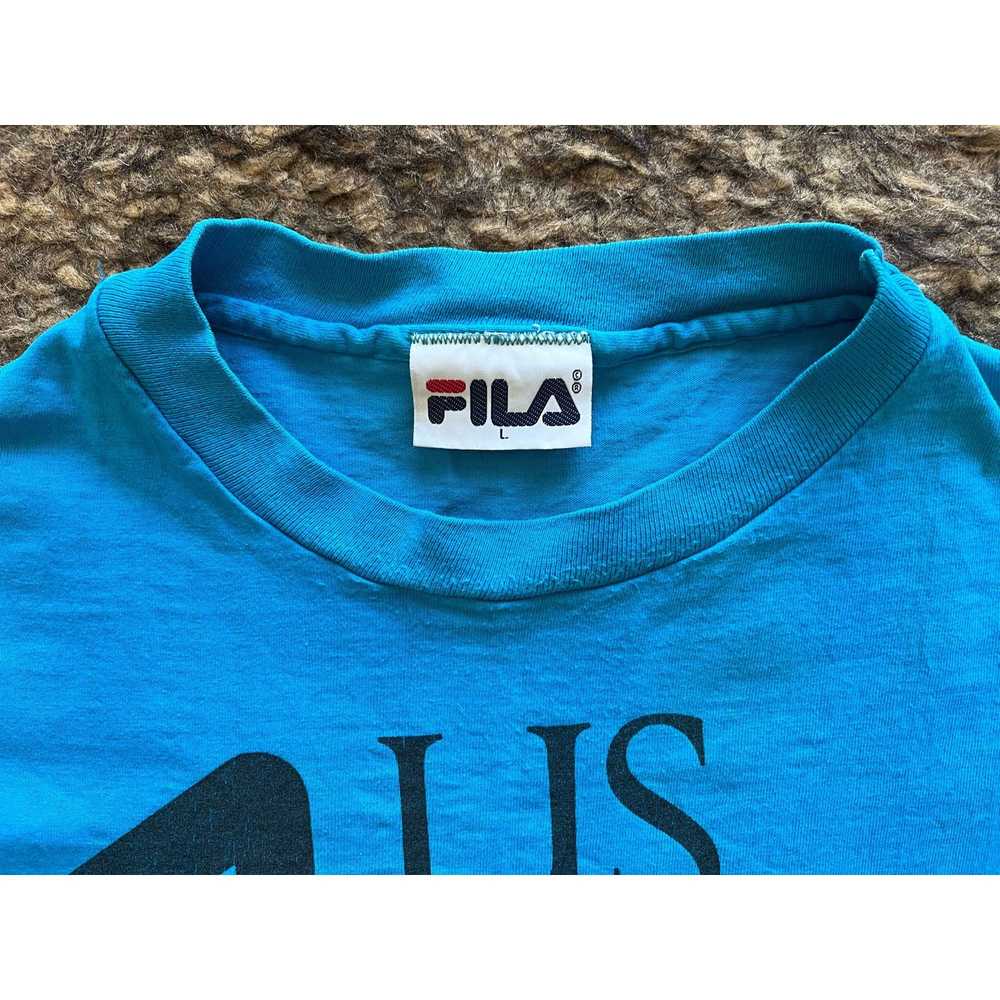 Fila US Open Tennis Large Fila T Shirt Vintage 19… - image 5