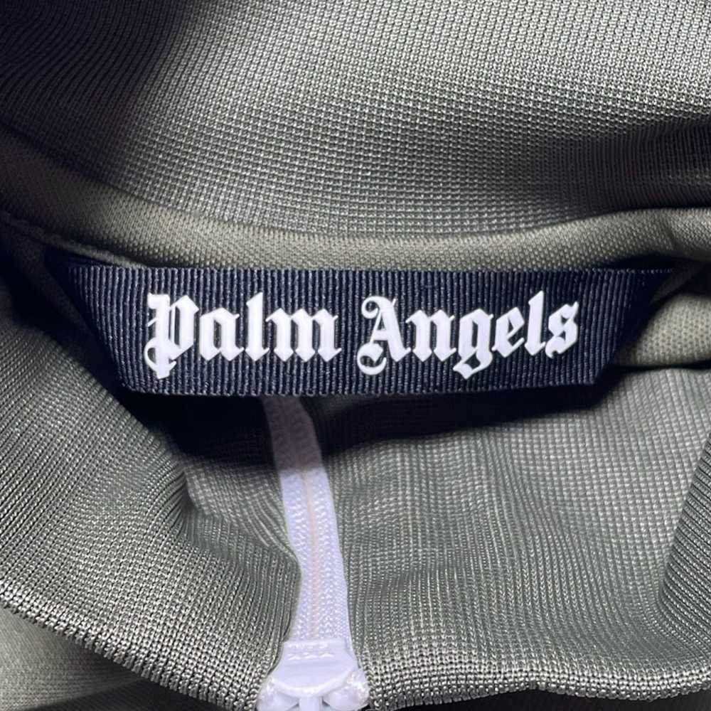 Palm Angels Classic Logo Track Jacket Green Purple - image 4