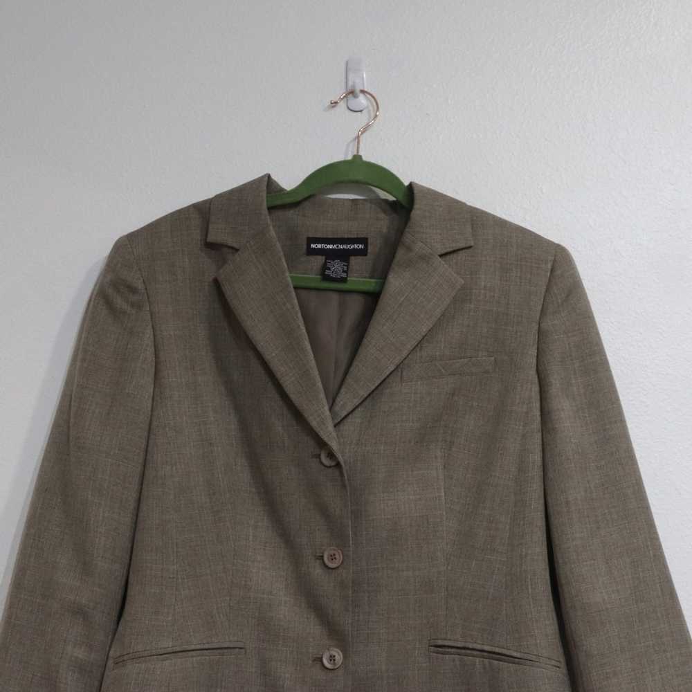 Norton McNaughton Brown Blazer Sz 12 - image 2