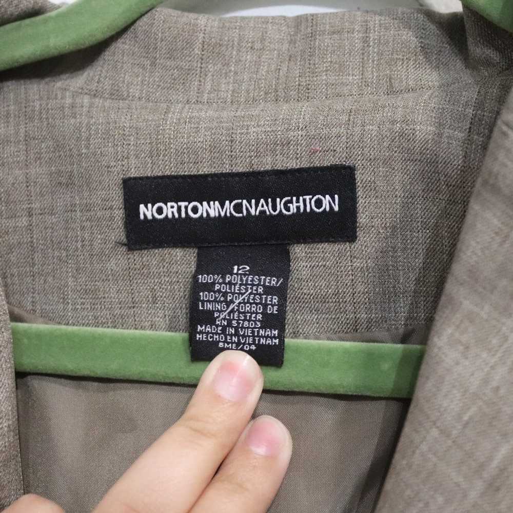 Norton McNaughton Brown Blazer Sz 12 - image 4