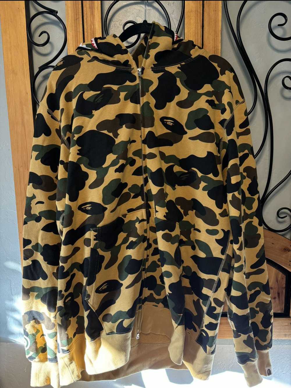 Bape 1st Camo Shark Full Zip Hoodie - image 2