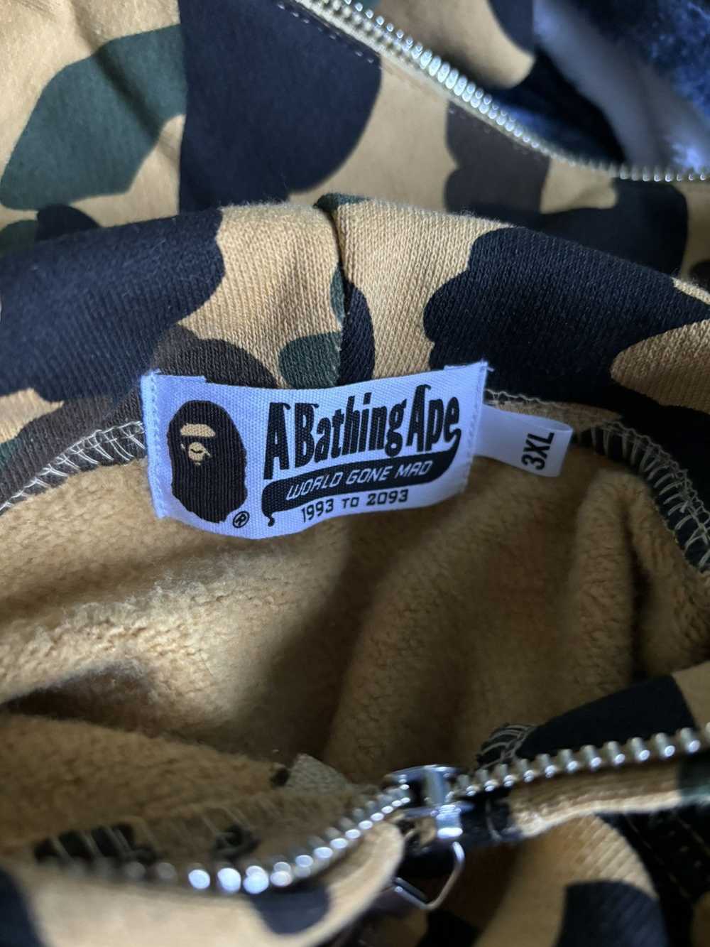 Bape 1st Camo Shark Full Zip Hoodie - image 3