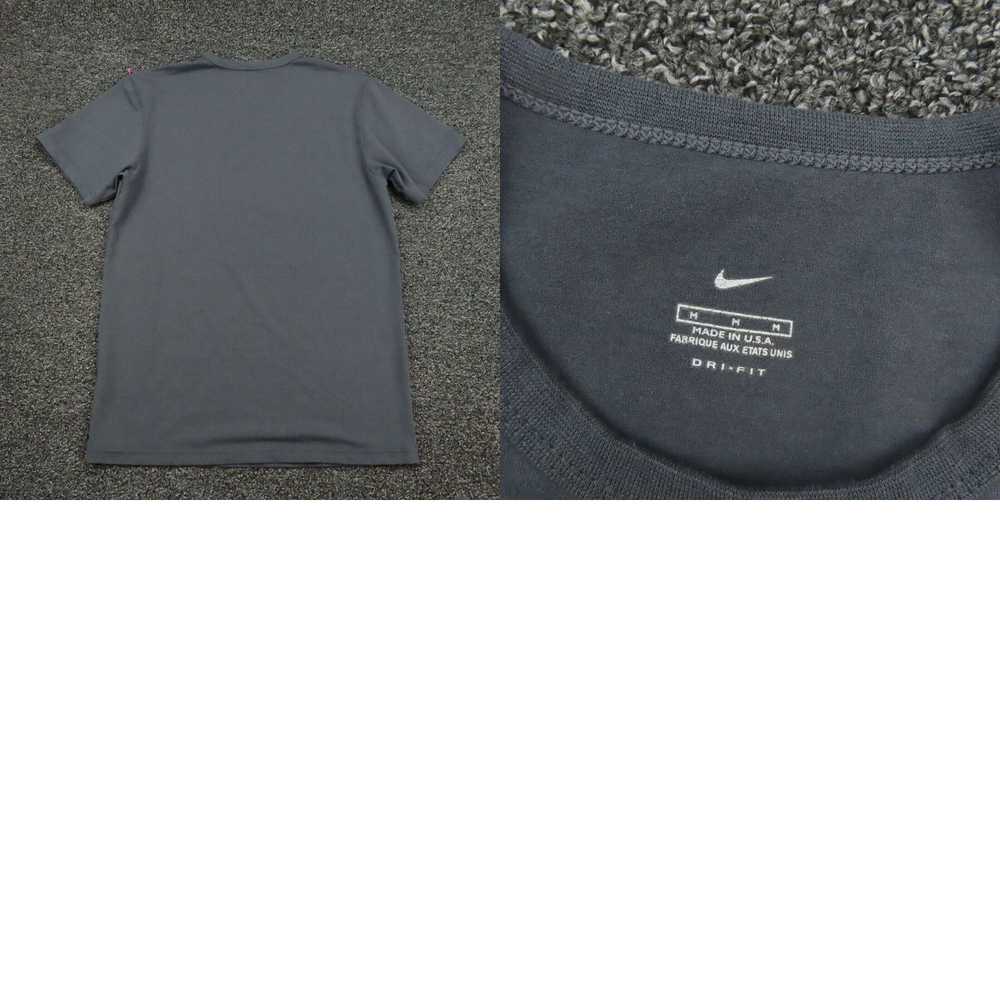 Nike Gray Dri Fit Breathable Short Sleeve Made In… - image 8