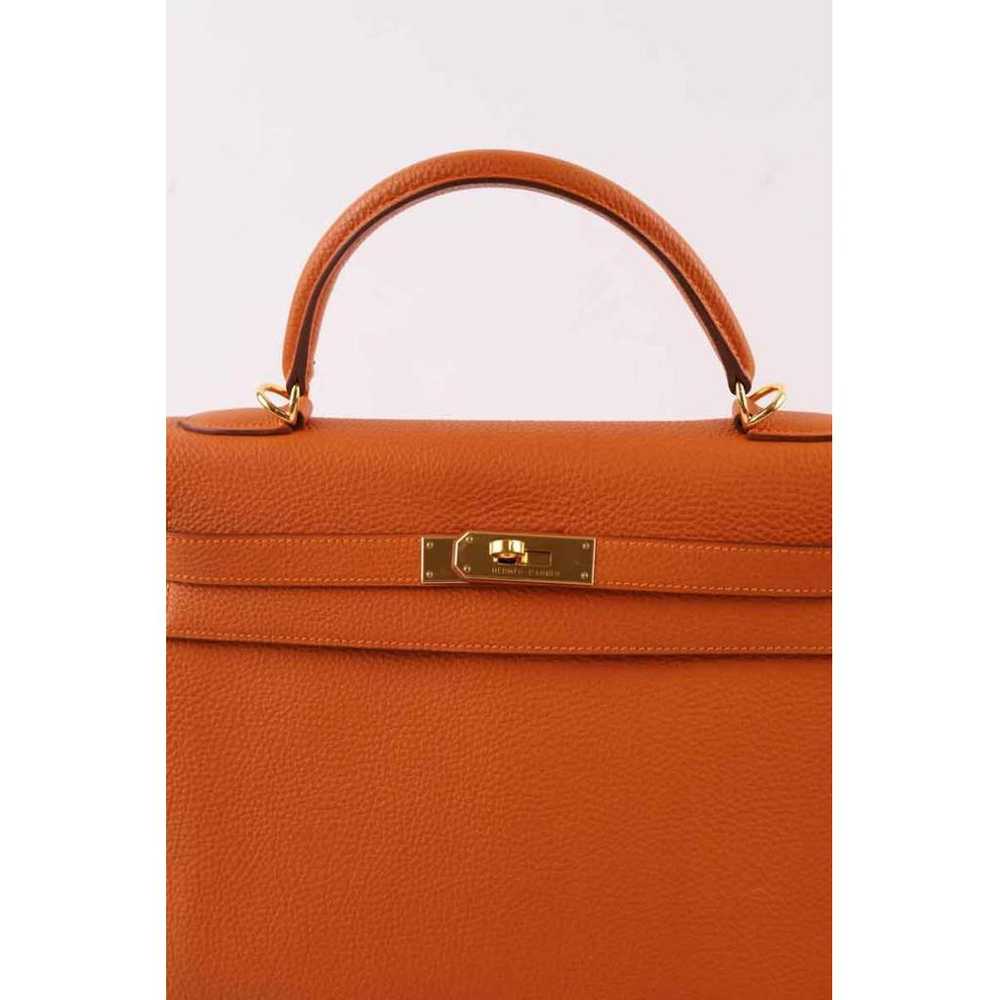 Hermès Kelly 32 leather handbag - image 4