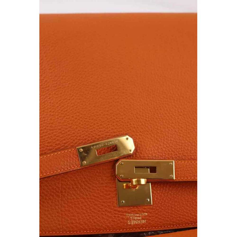 Hermès Kelly 32 leather handbag - image 6