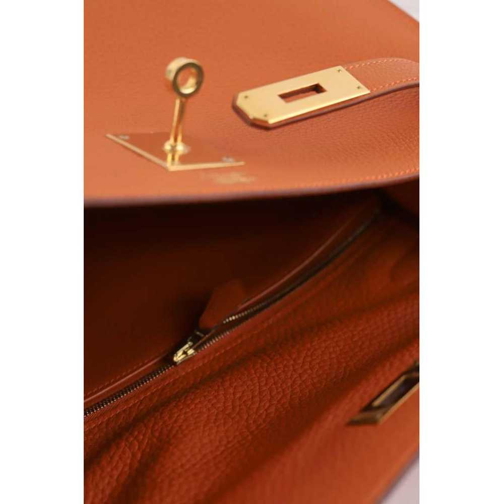 Hermès Kelly 32 leather handbag - image 7