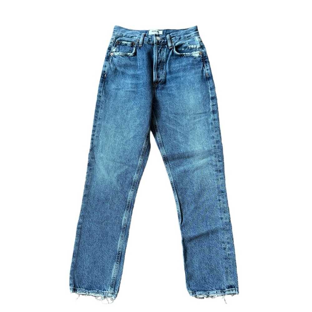 Agolde AGOLDE Riley High Rise Straight Crop Jean … - image 2