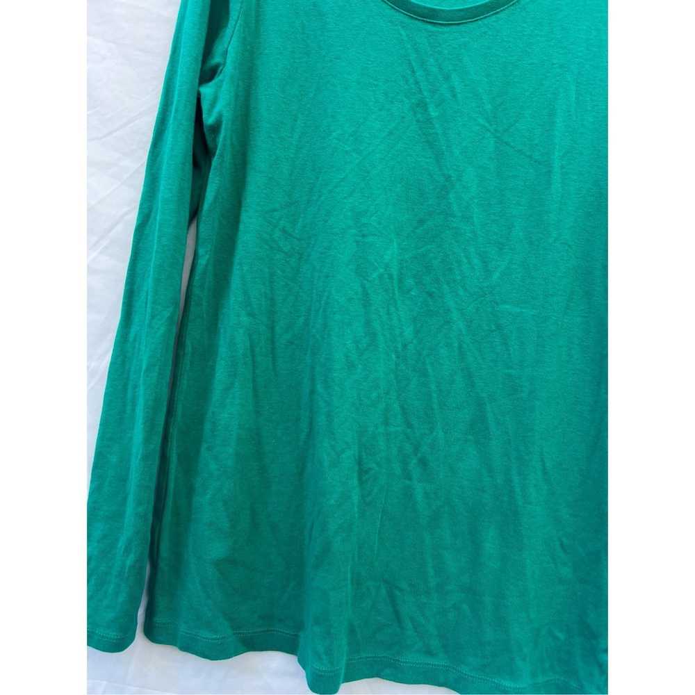 Loft Ann Taylor Loft Teal/Green Long Sleeve Top W… - image 3