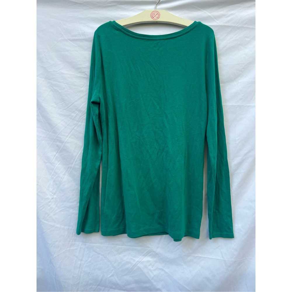 Loft Ann Taylor Loft Teal/Green Long Sleeve Top W… - image 5