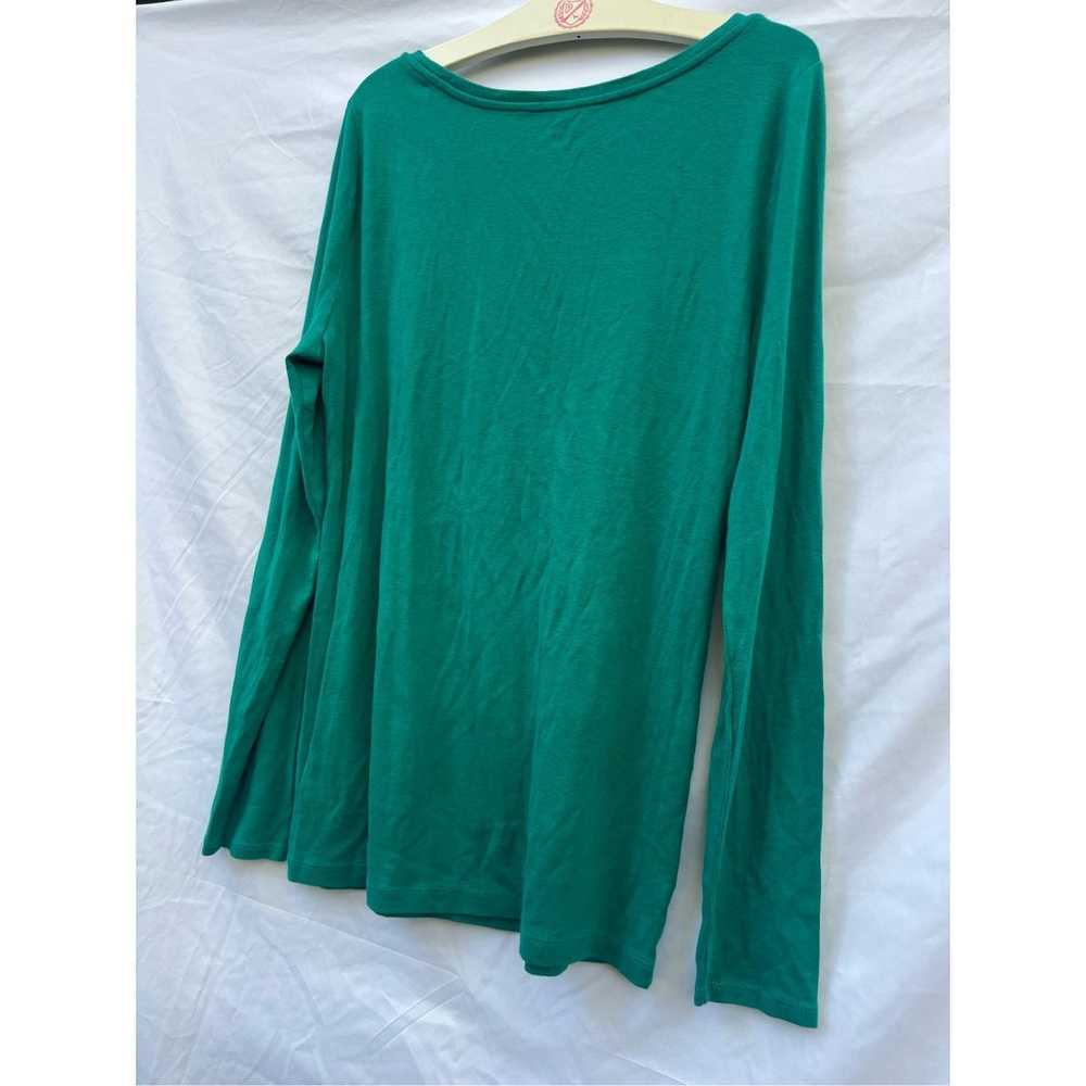 Loft Ann Taylor Loft Teal/Green Long Sleeve Top W… - image 6