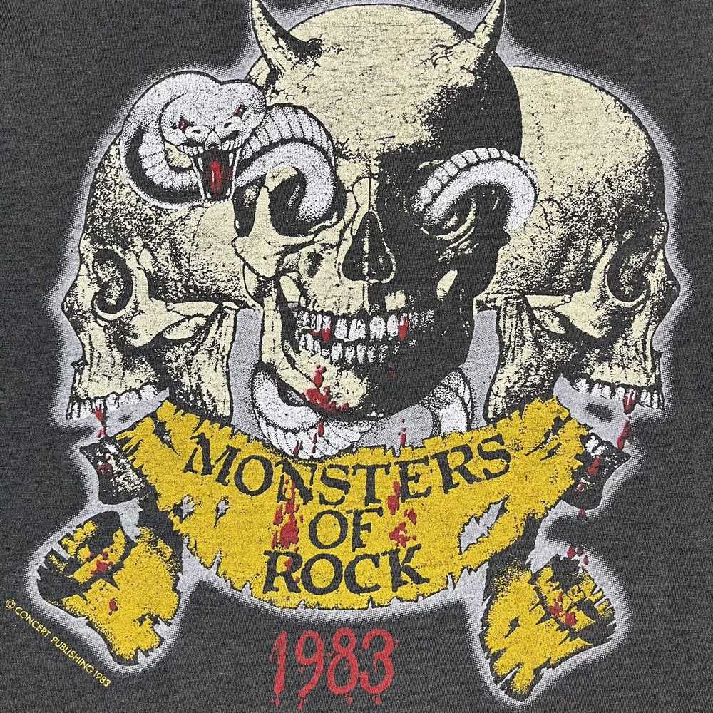 Rock T Shirt × Tour Tee × Vintage Vintage Monster… - image 6