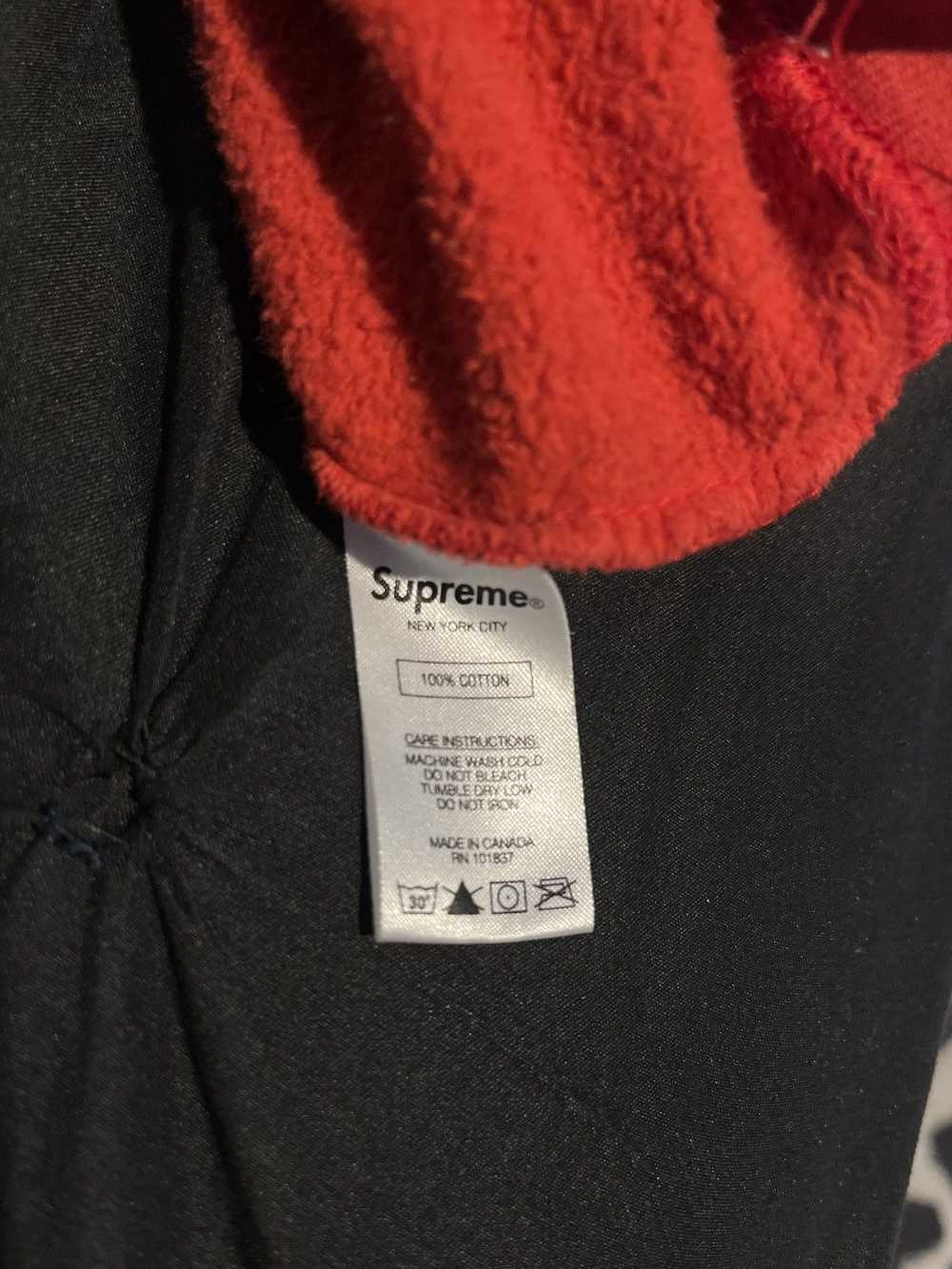 Supreme Red Supreme Grinch Hoodie - image 8