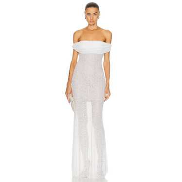 Self-Portrait self-portrait Beaded Maxi Dress in W