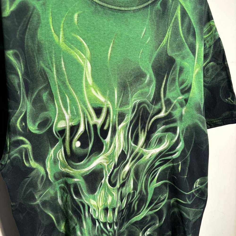 Rare × Skulls × Vintage Early 2000s Slime Green S… - image 2