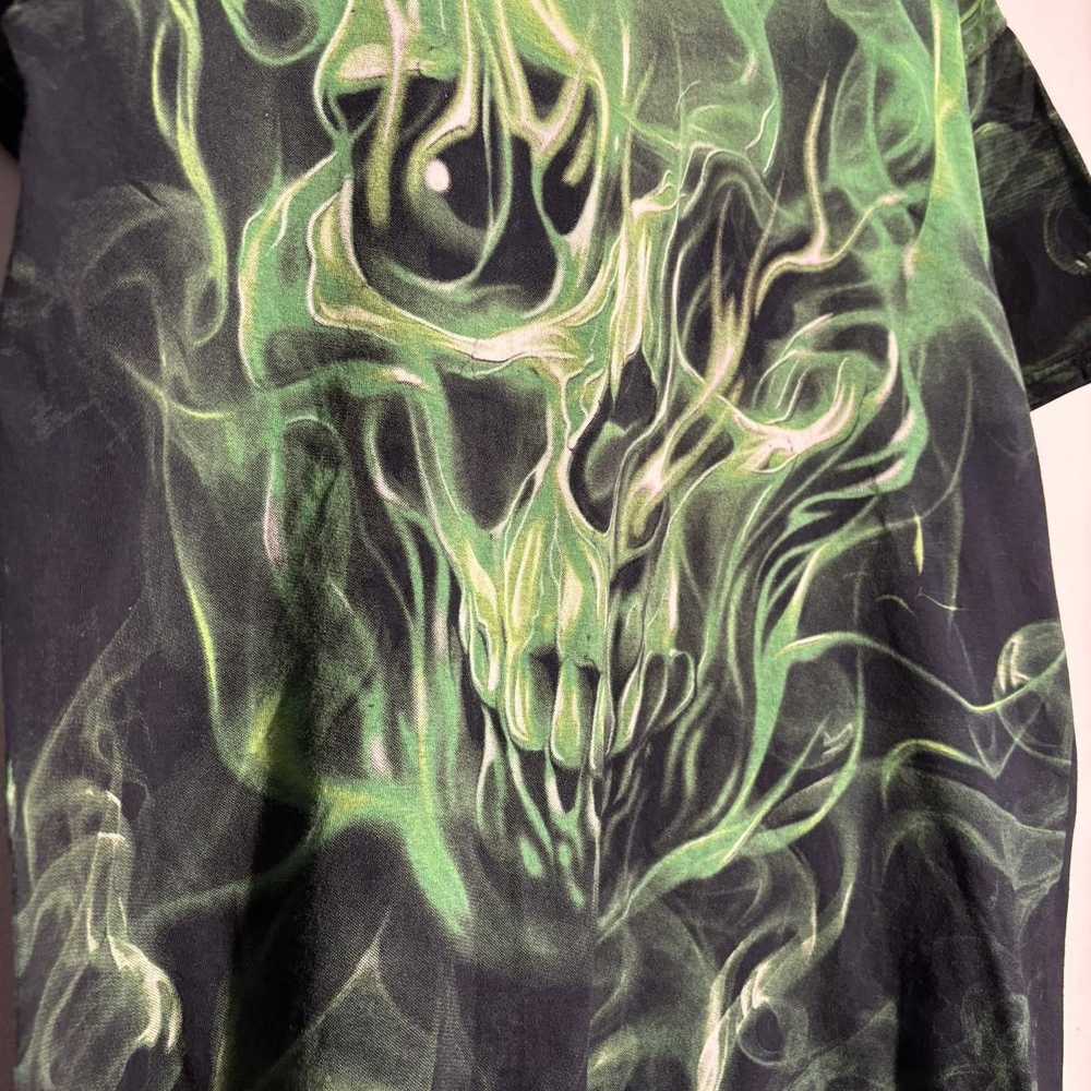 Rare × Skulls × Vintage Early 2000s Slime Green S… - image 4