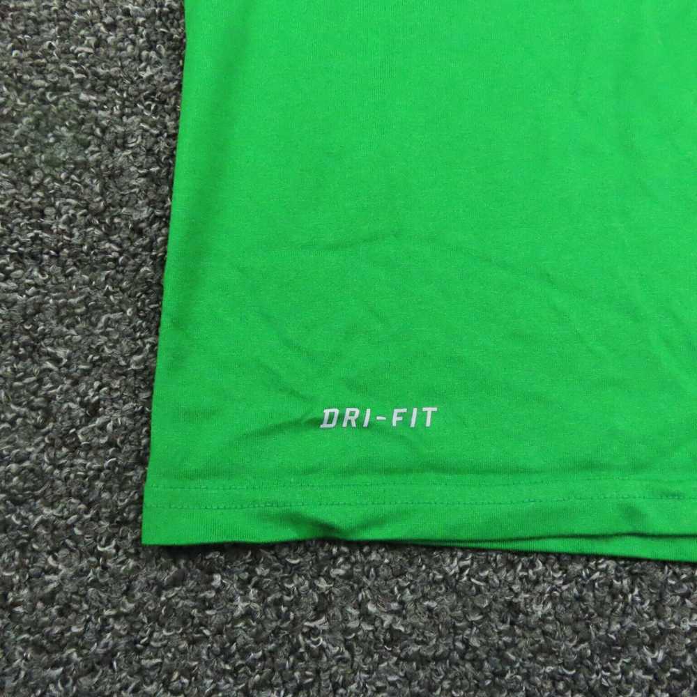 Nike Green Breathable Short Sleeve Mens Dri-Fit A… - image 2