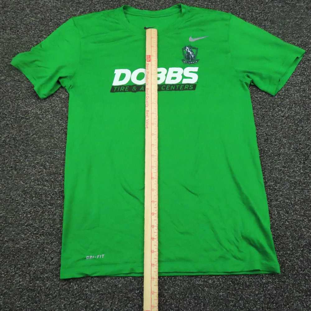 Nike Green Breathable Short Sleeve Mens Dri-Fit A… - image 6