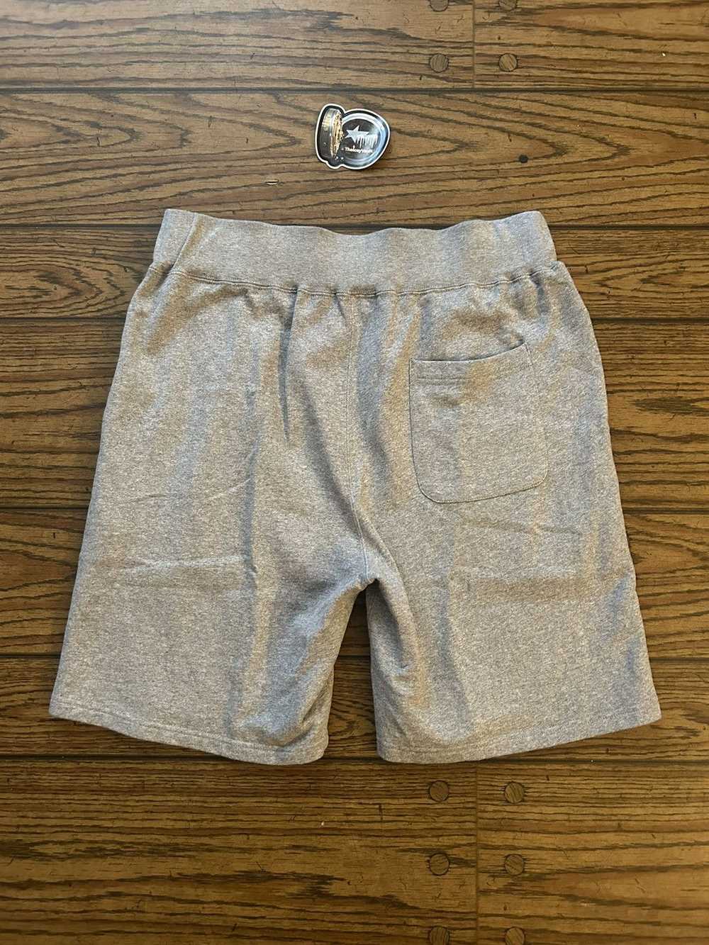 Bape Bape Grey Shark Sweat Shorts - image 3