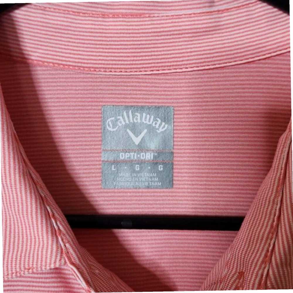 Callaway Luxurious Short Sleeve Striped Golf Polo… - image 7