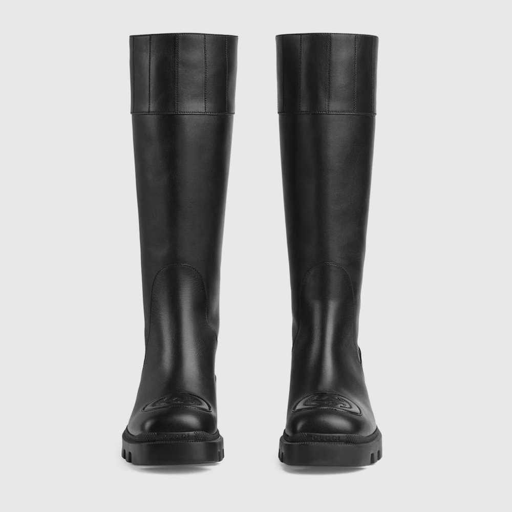 Gucci Leather boots - image 3