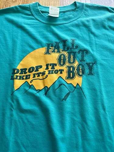 FALL OUT BOY Tシャツ (D)\"BIG SCENE\" BLUE ULTRA RARE Vintage 2005 Fall Out Boy “You're So Scene” Tour