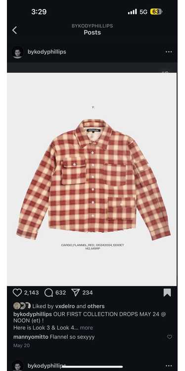 Kody Phillips Cargo Red Flannel