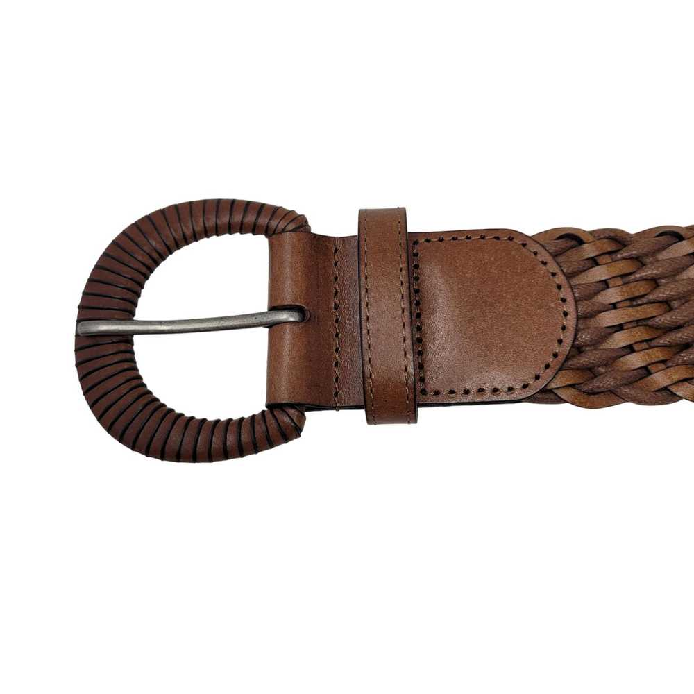 Vintage Vintage Braided Brown Belt 10 Unique Wove… - image 12