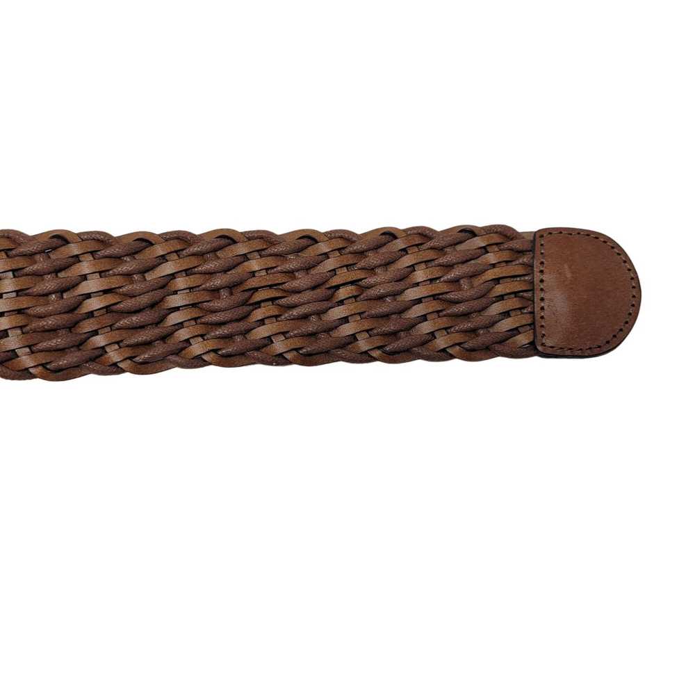 Vintage Vintage Braided Brown Belt 10 Unique Wove… - image 5