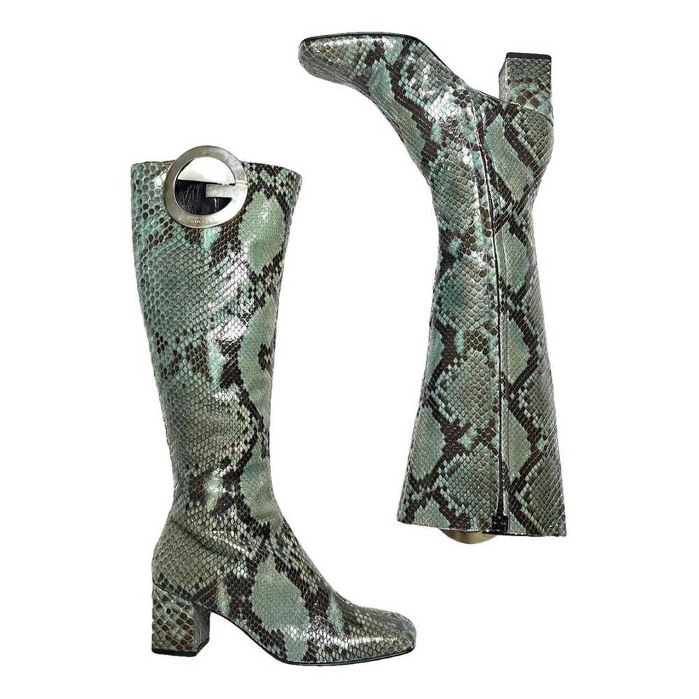 Gucci Python boots - image 1