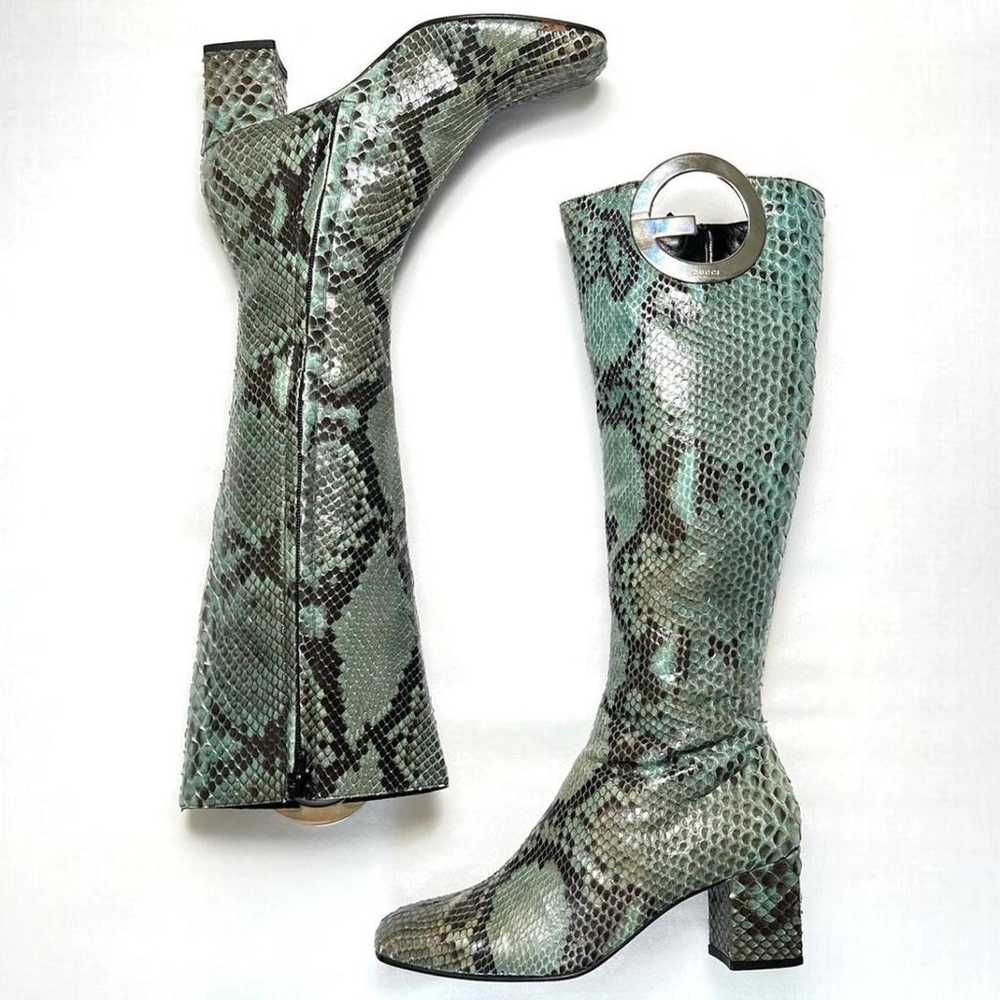 Gucci Python boots - image 2