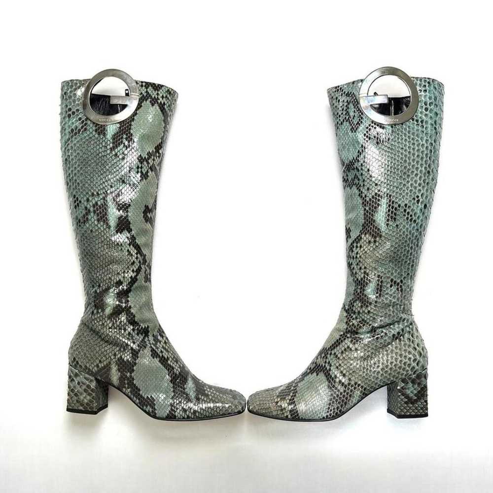 Gucci Python boots - image 8