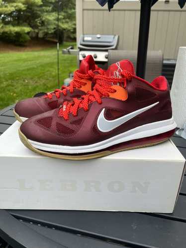 Nike Lebron 9 Lows Cherry Red Size 10