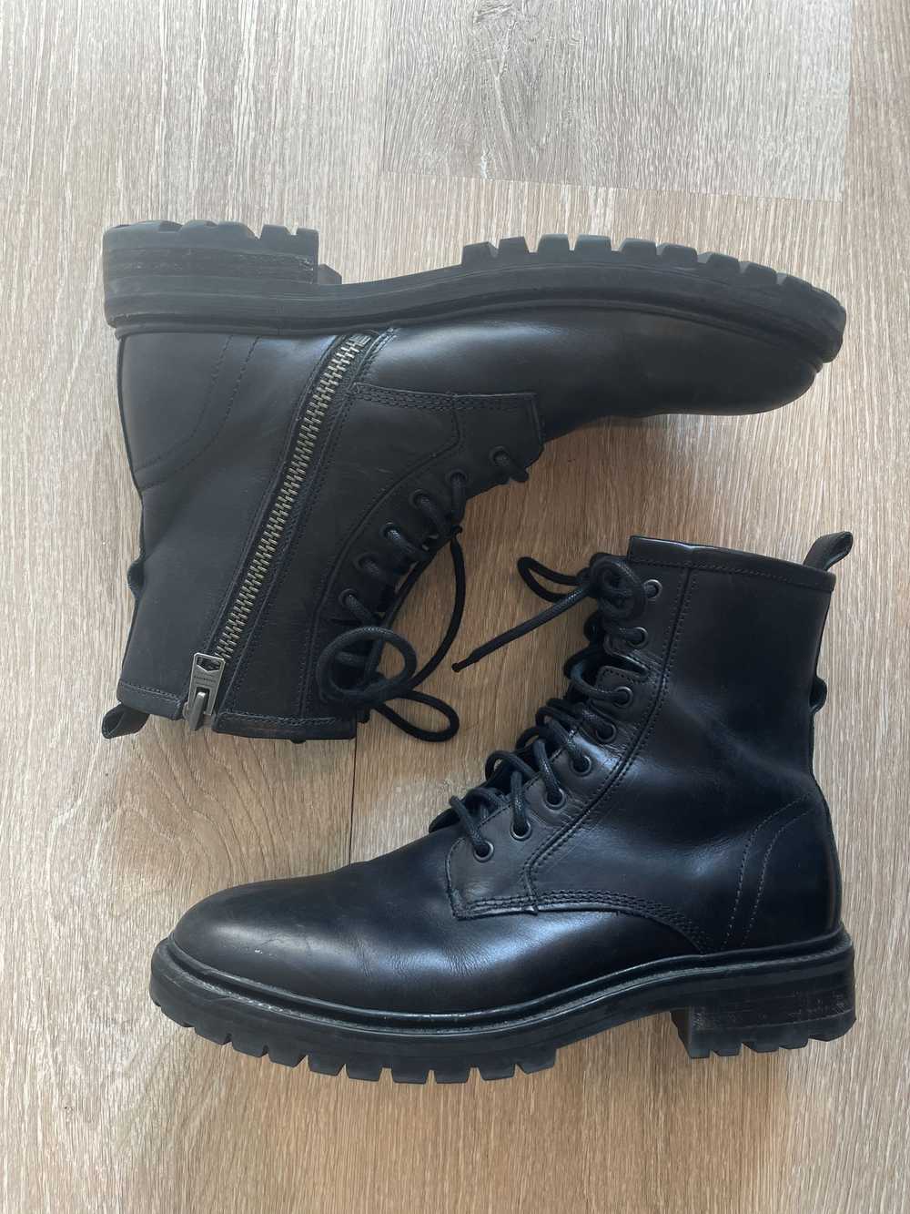 Allsaints Olin Leather Combat/Military Boots - image 2