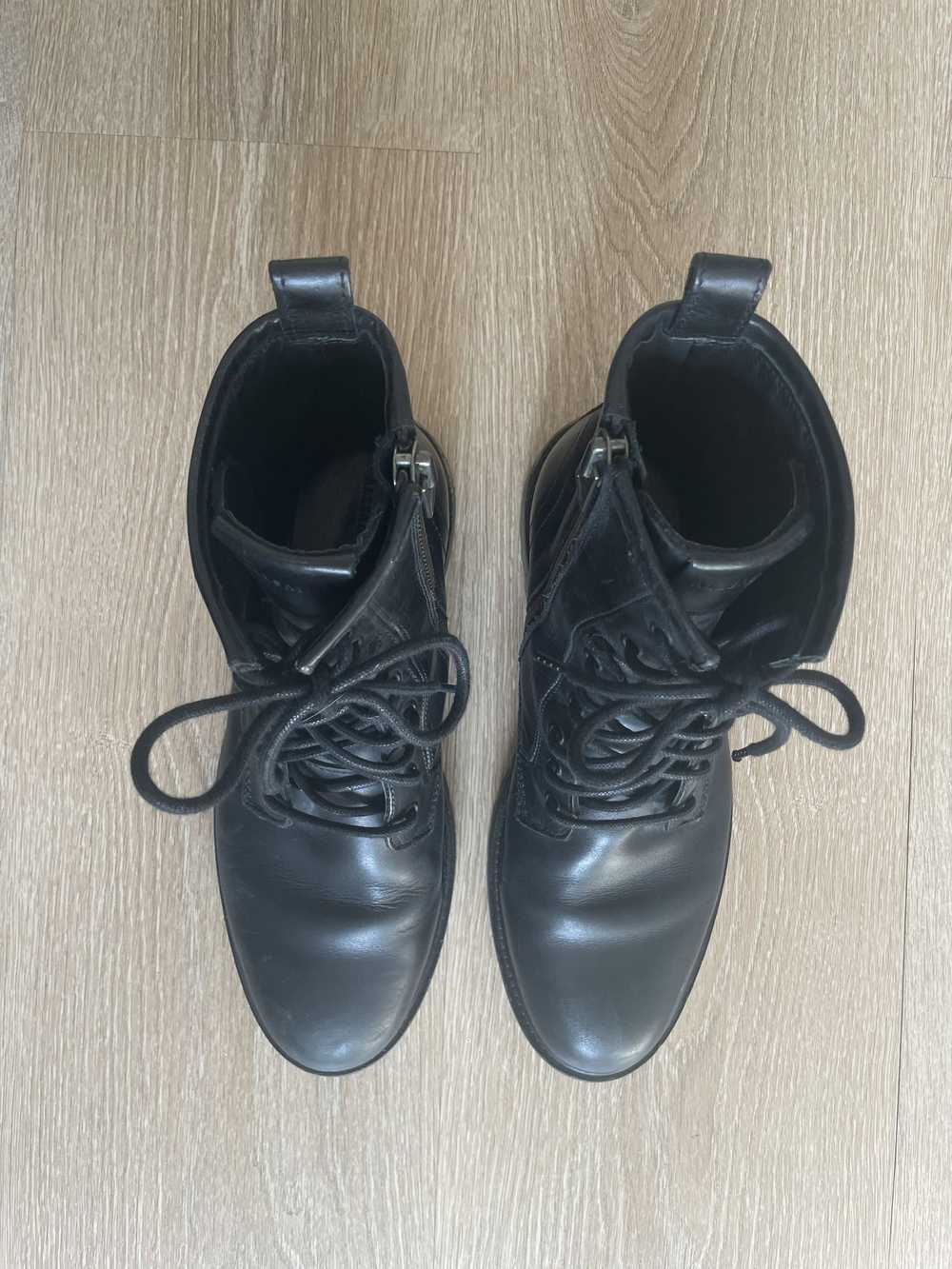 Allsaints Olin Leather Combat/Military Boots - image 8