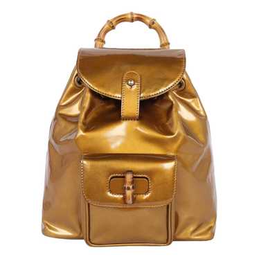 Gucci Bamboo leather backpack