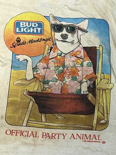 BUD LIGHT SPUD MCKENZIE TSHIRT SZ L