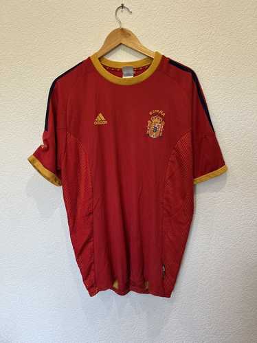 Adidas × Soccer Jersey Adidas Spain 2002 Home Kit 