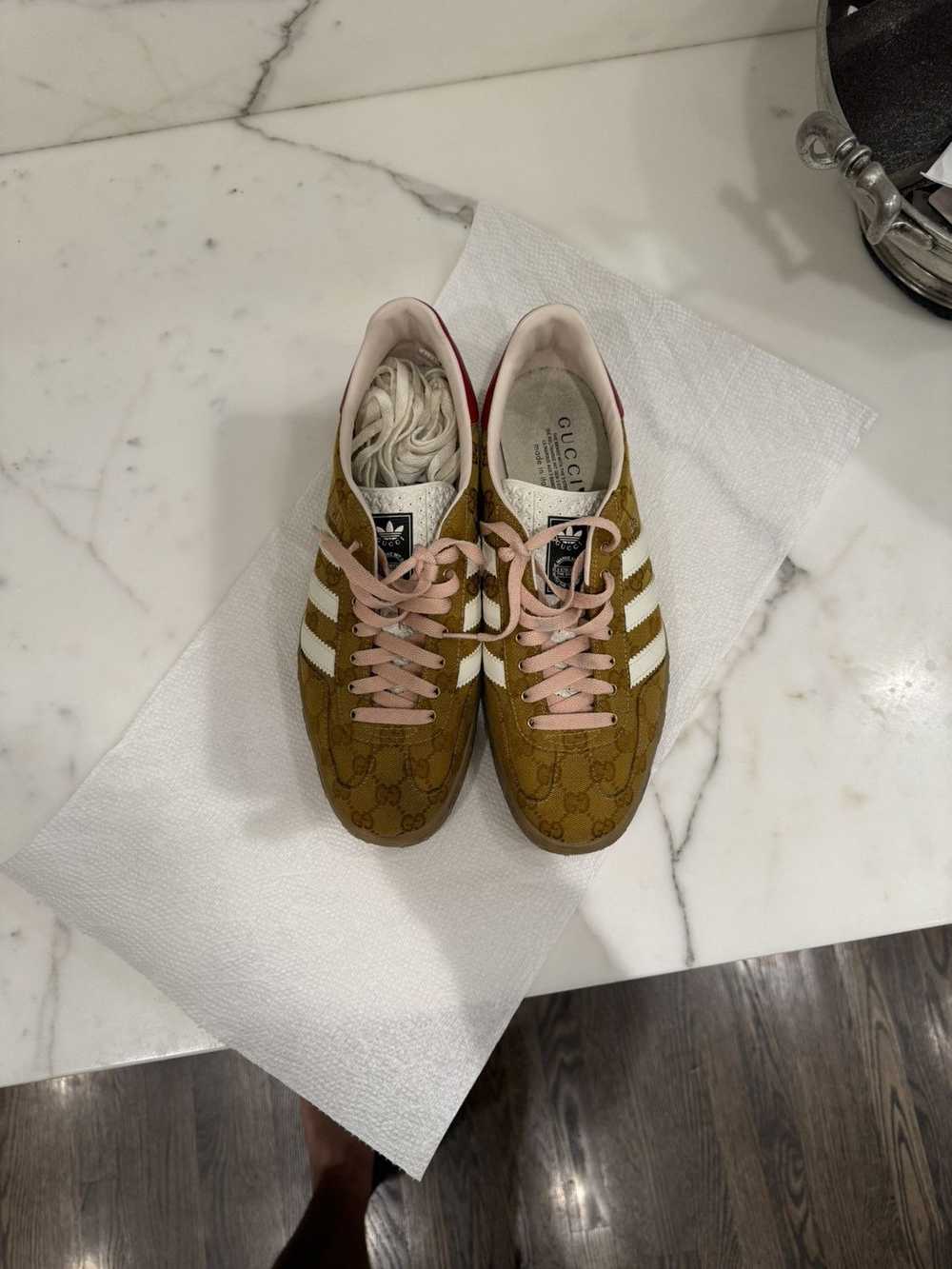 Adidas × Gucci Gucci Adidas Gazelle Beige Monogra… - image 4