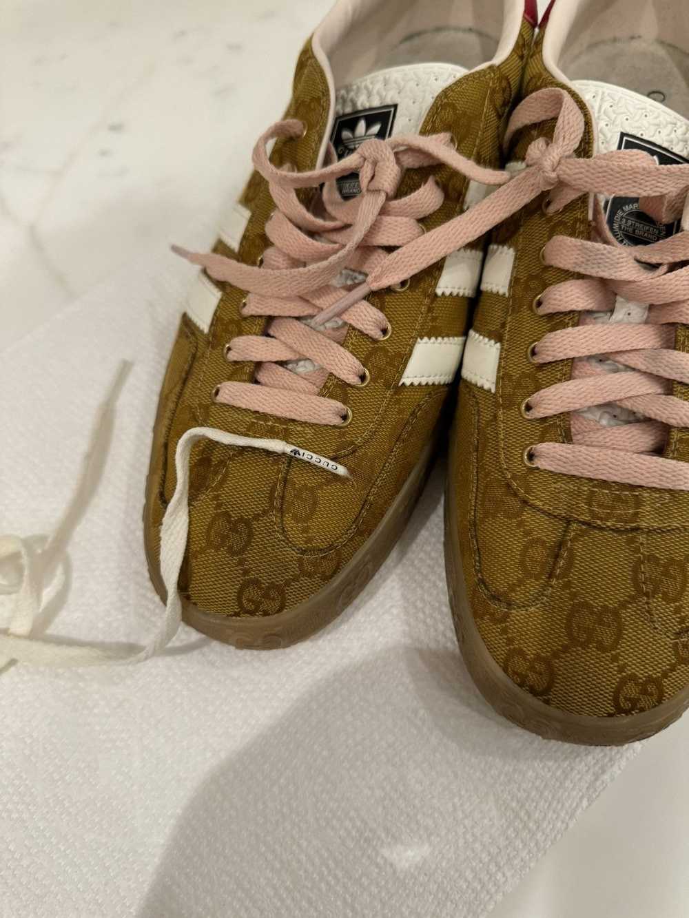 Adidas × Gucci Gucci Adidas Gazelle Beige Monogra… - image 9