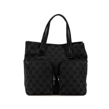 Gray Gucci GG Canvas Handbag