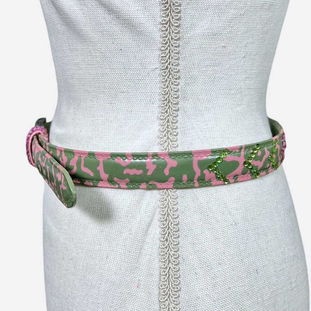 Handmade Custom Camo Bedazzled Leather Women’s Gi… - image 8