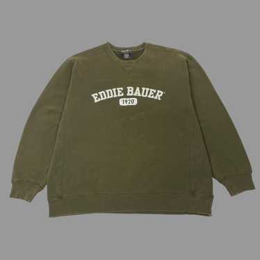 Store Vintage Eddie Bauer Crewneck Sweatshirt Size Medium M American Clothing Apparel Pull Over 1990s 90s